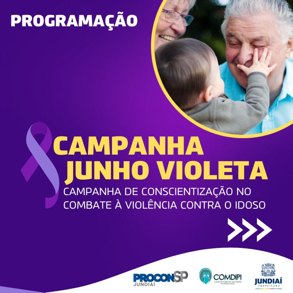 Campanha Junho Violeta tem programação até o dia 23