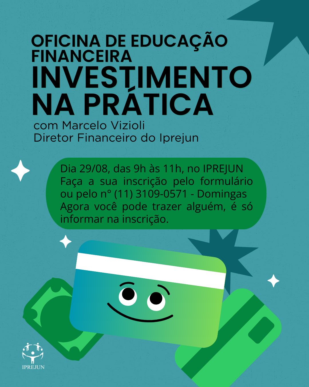 Programa Pós-Aposentadoria oferece oficina de Educação Financeira - Investimentos na Prática 