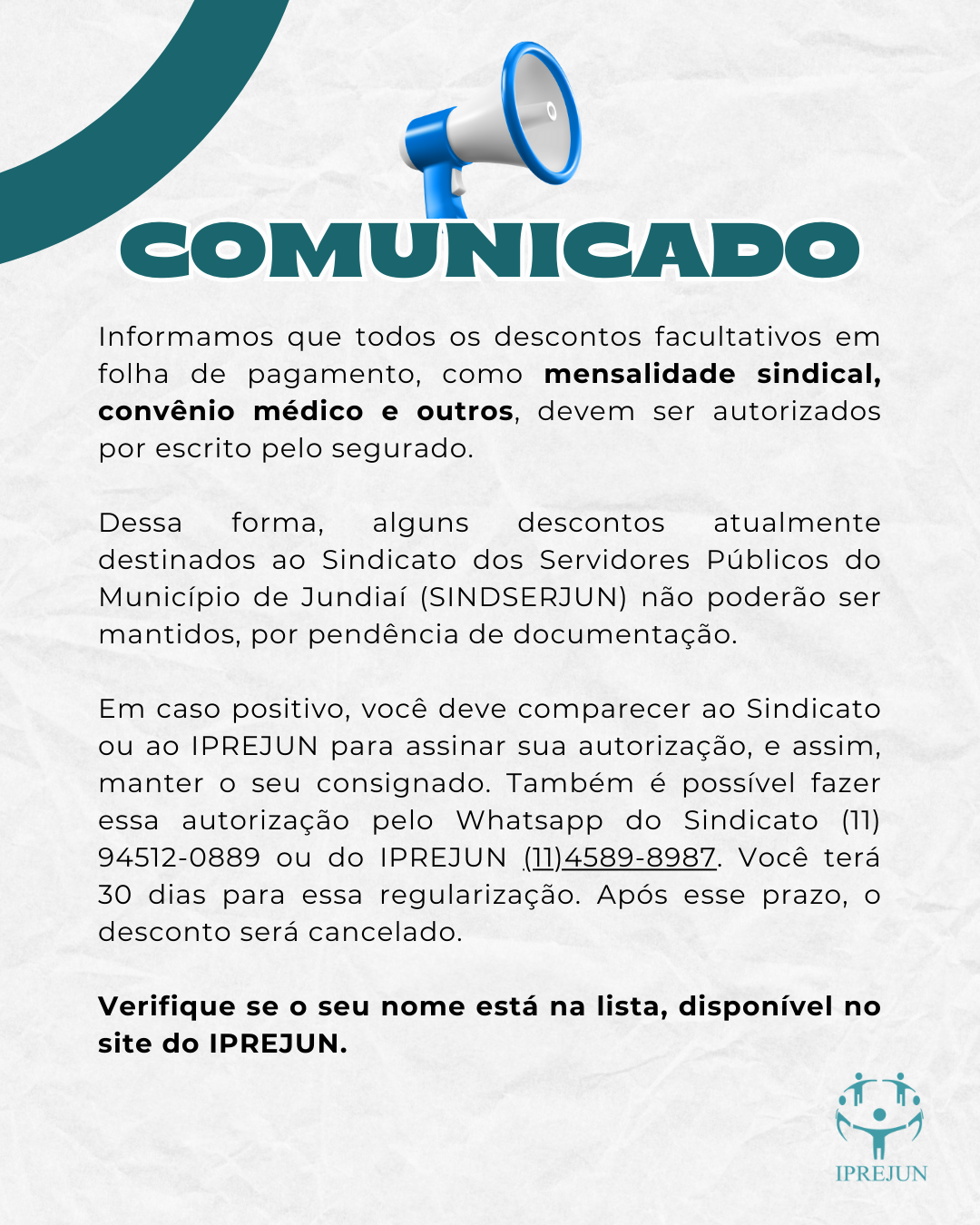 Atenção, aposentado e pensionista!