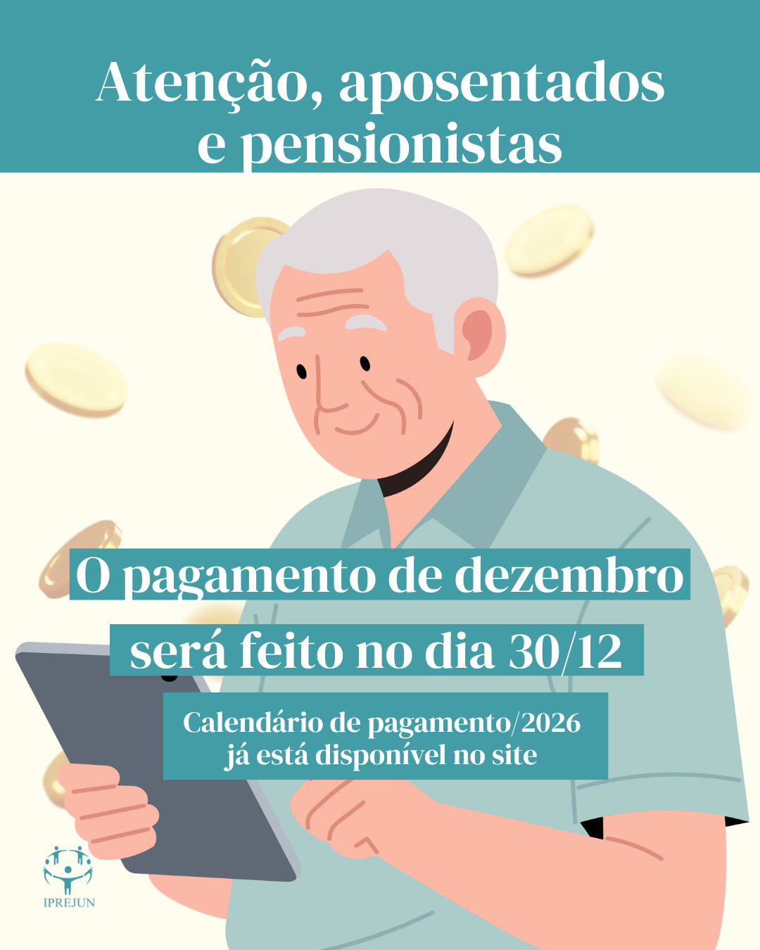 Pagamento de Dezembro - Comunicado 