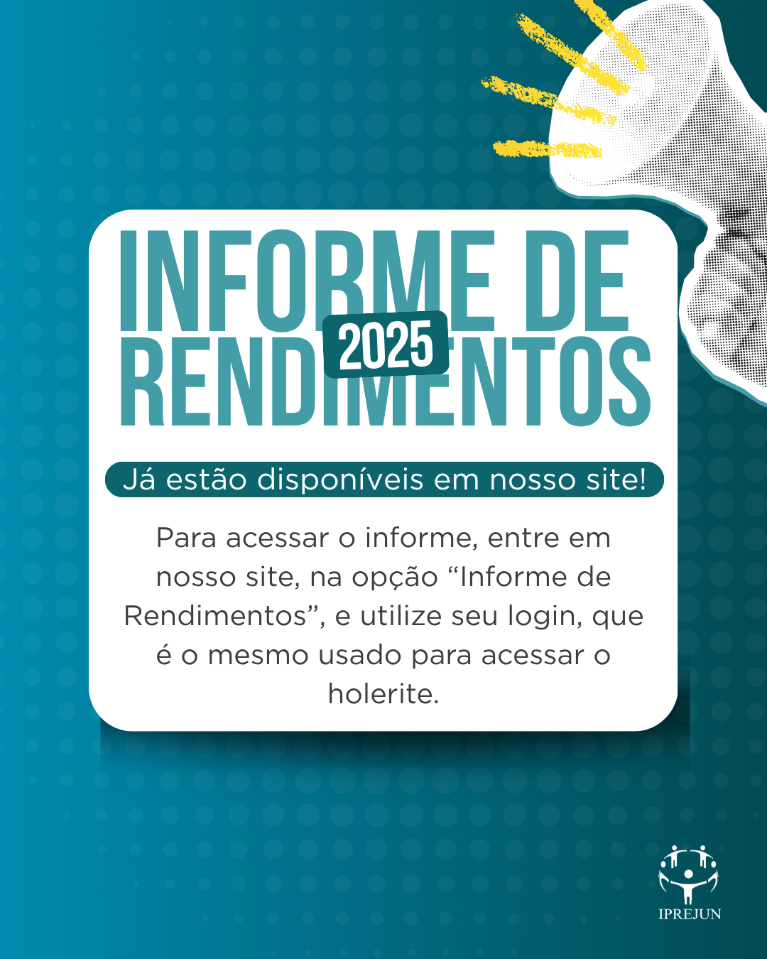 INFORME DE RENDIMENTOS já está disponível!