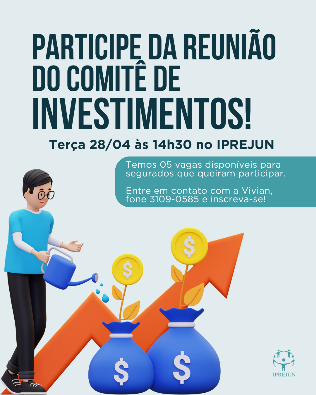Você sabia que as reuniões do Comitê de Investimentos são abertas aos nossos segurados?