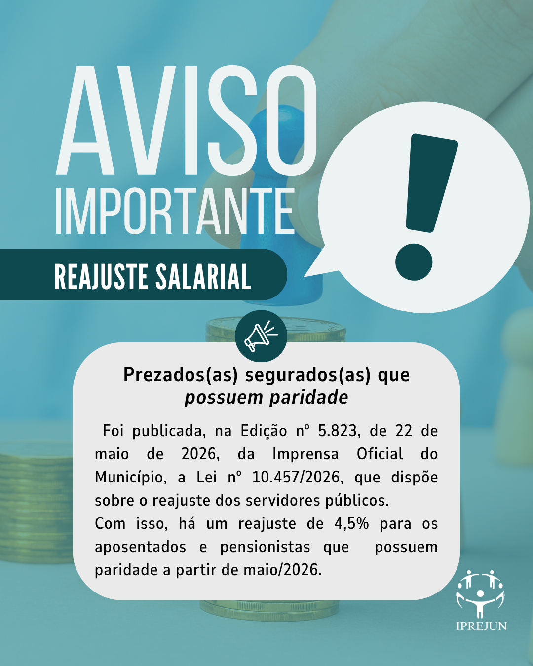 Reajuste salarial para quem possui paridade