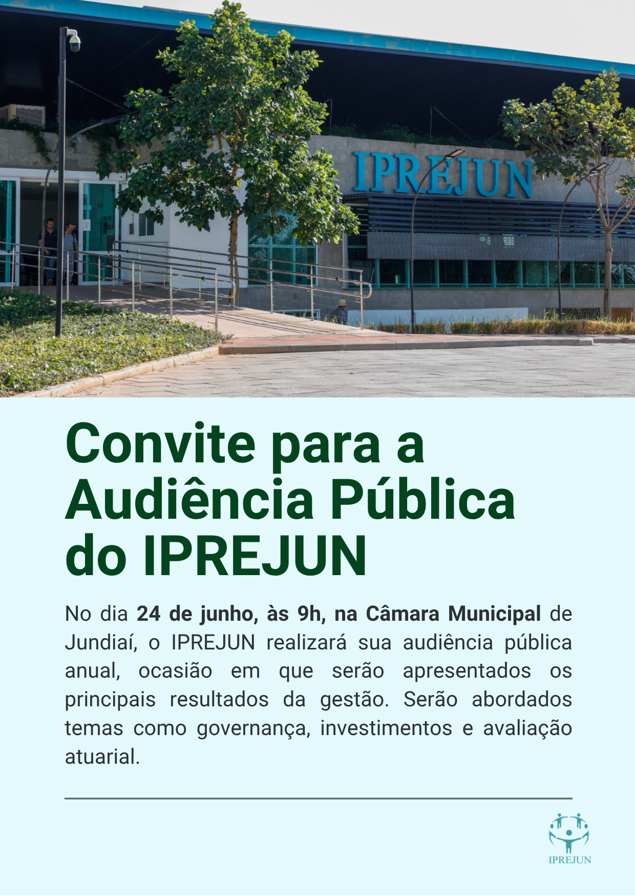 A sua participação é muito importante! 