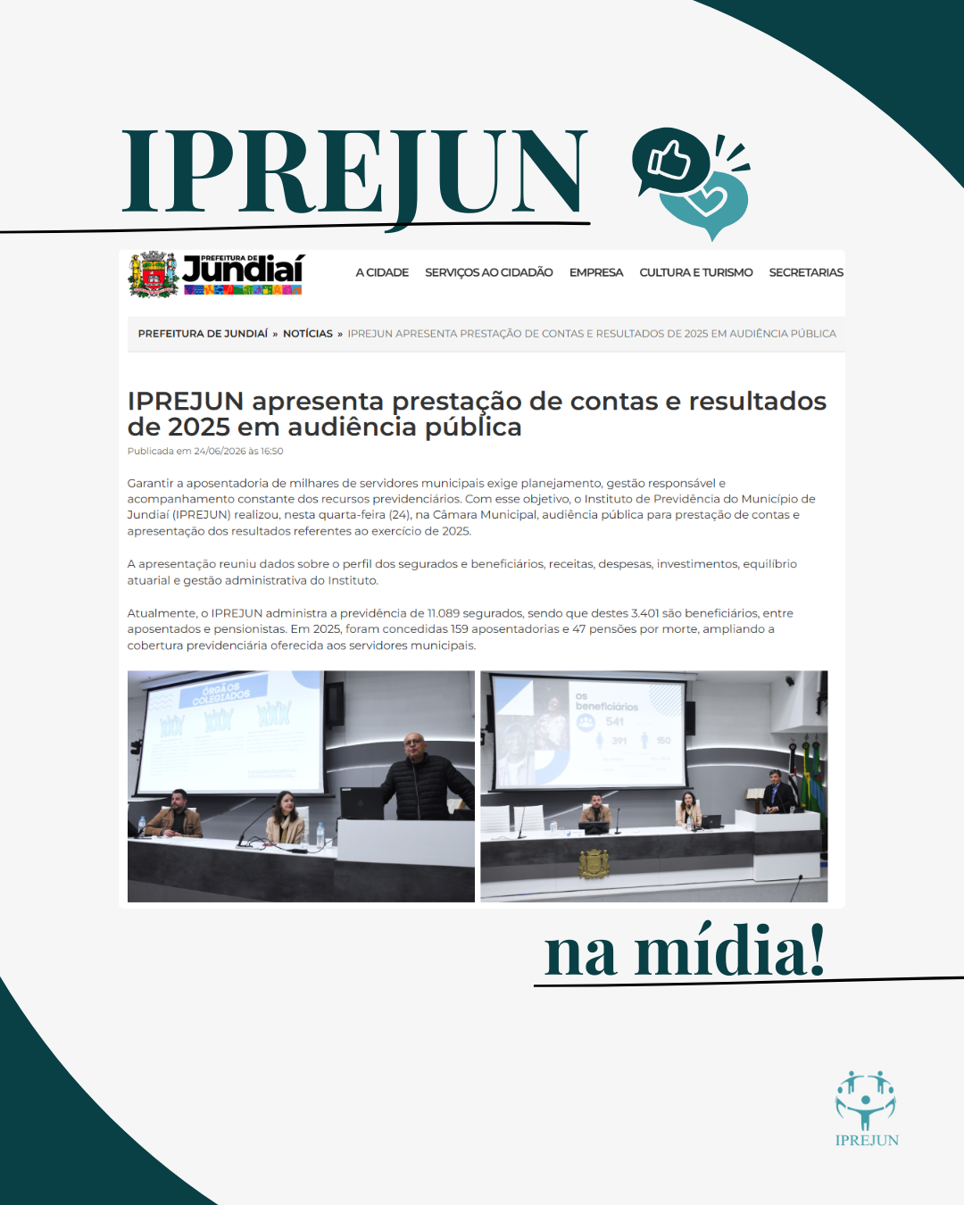 IPREJUN na mídia!