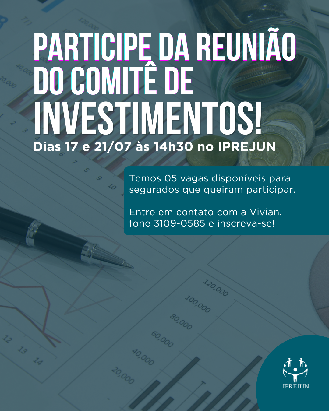 Participe da reunião do Comitê de Investimentos!