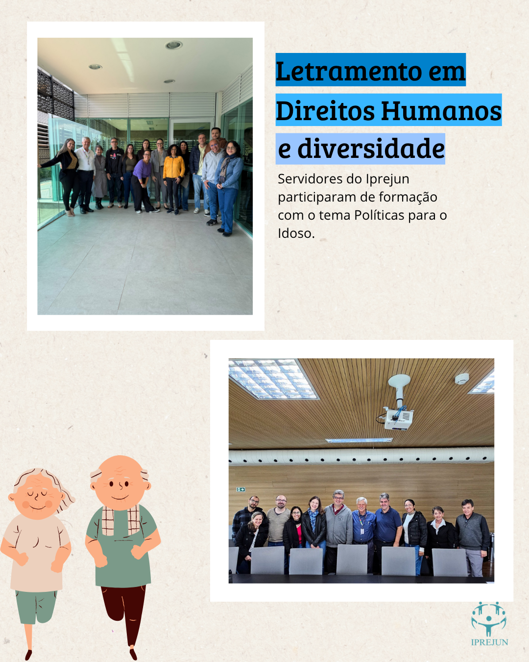 IPREJUN promove formação sobre Políticas para a Pessoa Idosa IPREJUN promove formação sobre Políticas para a Pessoa Idosa