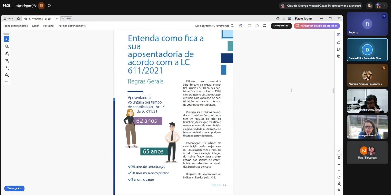 Programa Tira Dúvidas com o IPREJUN.